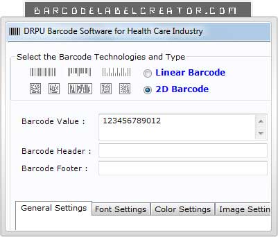 Barcode Label Creator Healthcare software