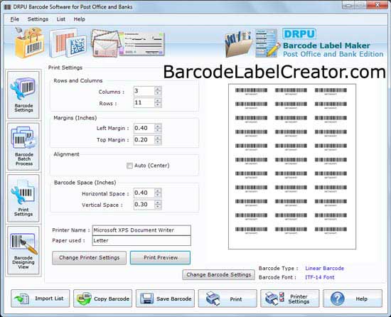 Barcode Label for Post Office 7.3.0.1 full